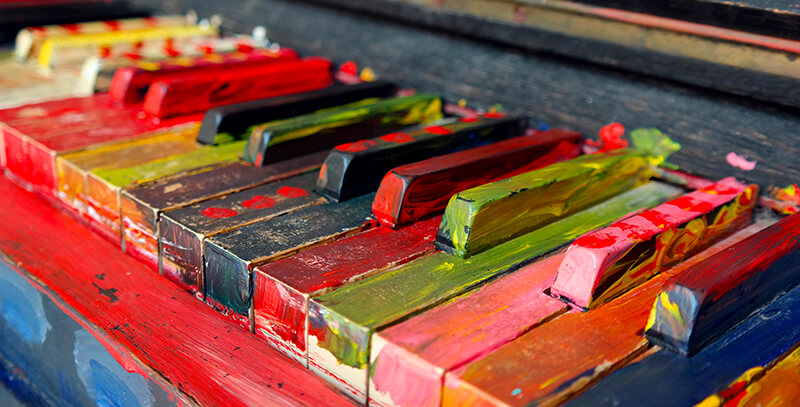Piano couleurs